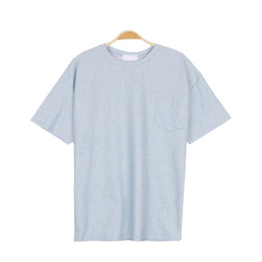 반팔 포켓 오버핏 데일리 티셔츠 (4 color)